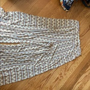 High rise flare pants